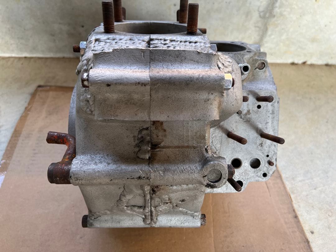 47FL ナックルヘッド　クランクケース　マッチング　ジャンク