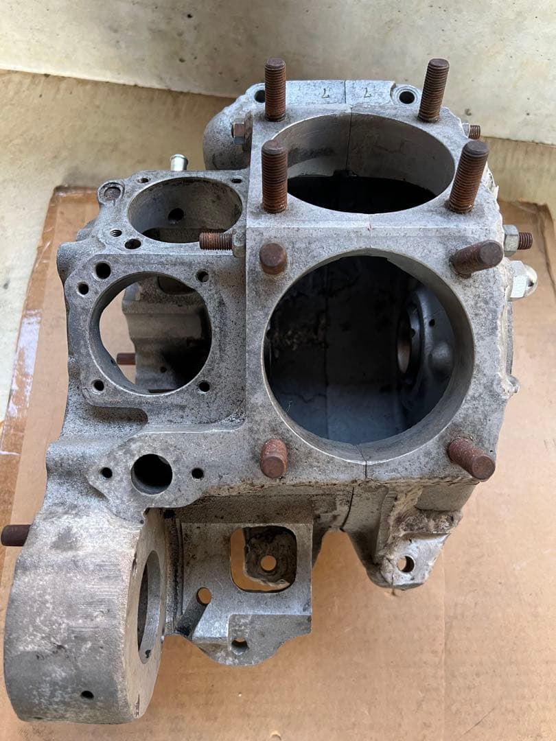 47FL ナックルヘッド　クランクケース　マッチング　ジャンク