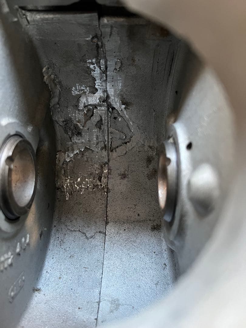 47FL ナックルヘッド　クランクケース　マッチング　ジャンク