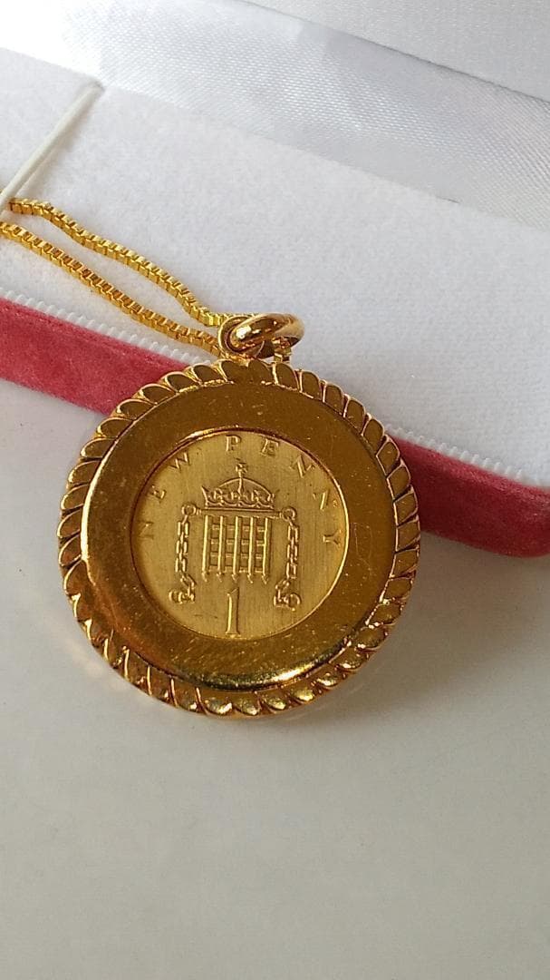 Luismyエリザベス2世 ペンダントトップ ネックレス 1977 美品