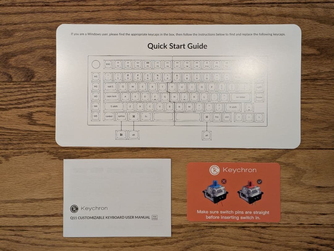 Keychron Q11（US ANSI 配列）分割キーボード