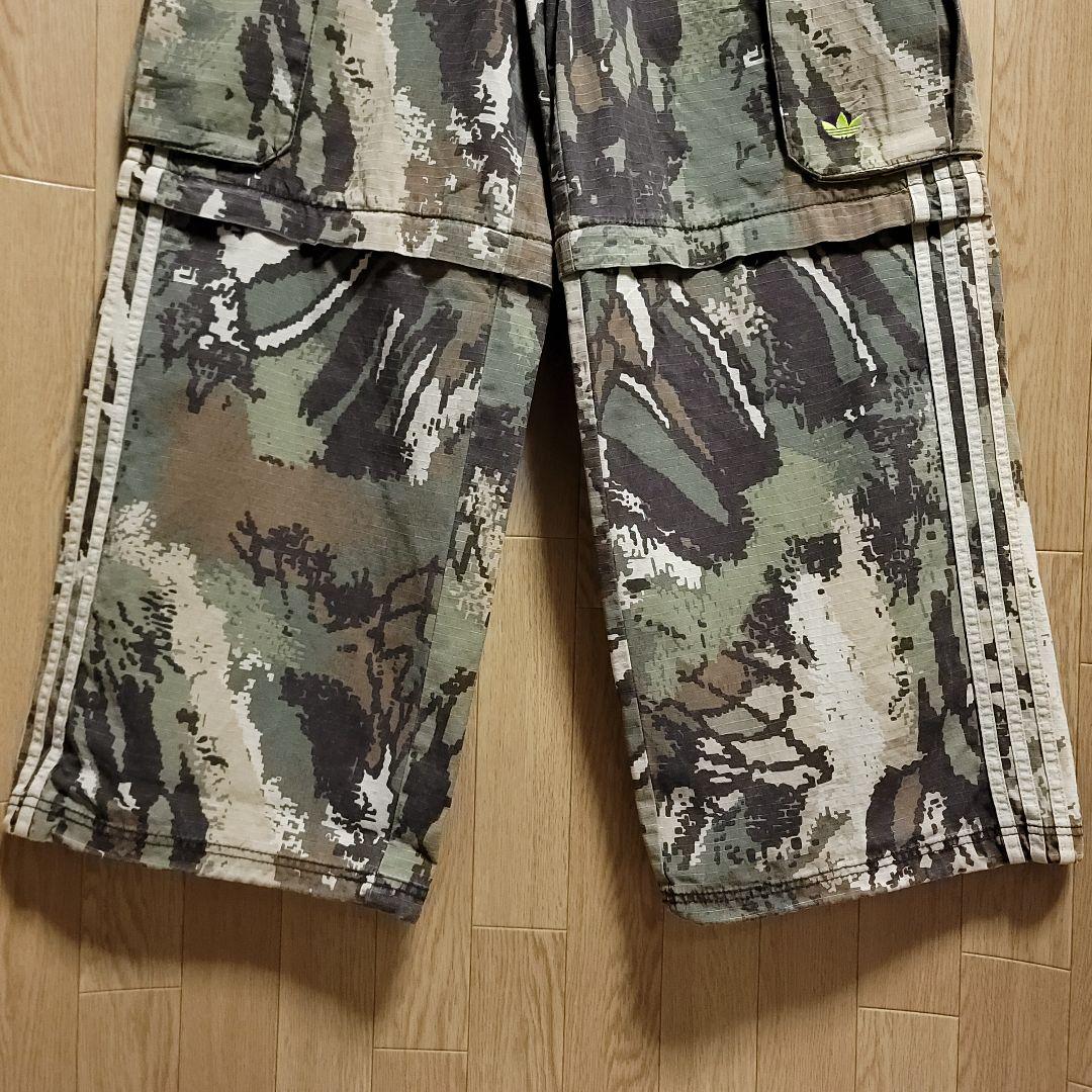 【Mサイズ】アディダスオリジナルス ジップオフ カーゴパンツ 迷彩