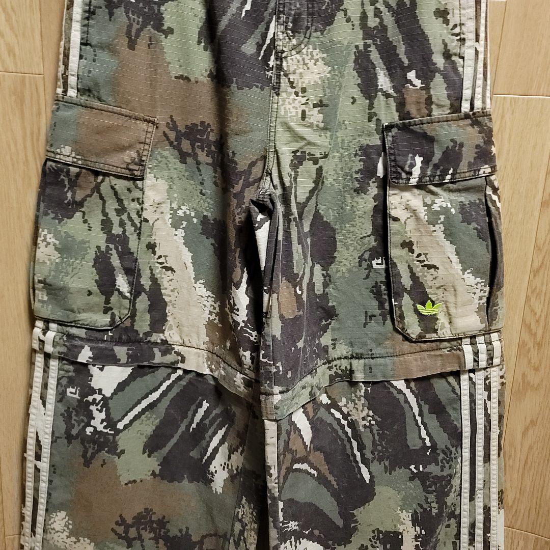 【Mサイズ】アディダスオリジナルス ジップオフ カーゴパンツ 迷彩