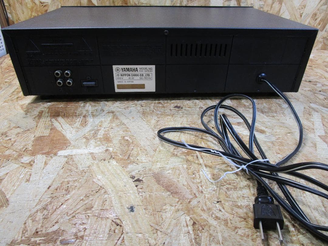 （希少・動作品）ヤマハカセットデッキKX-W500　ダブルリバースカセットデッキ