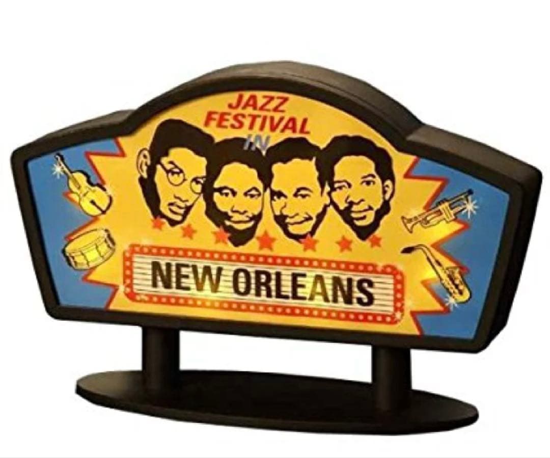 ★自宅保管未開封★昭和レトロ希少　ジャズスタイル　サインライト　イルミネーション