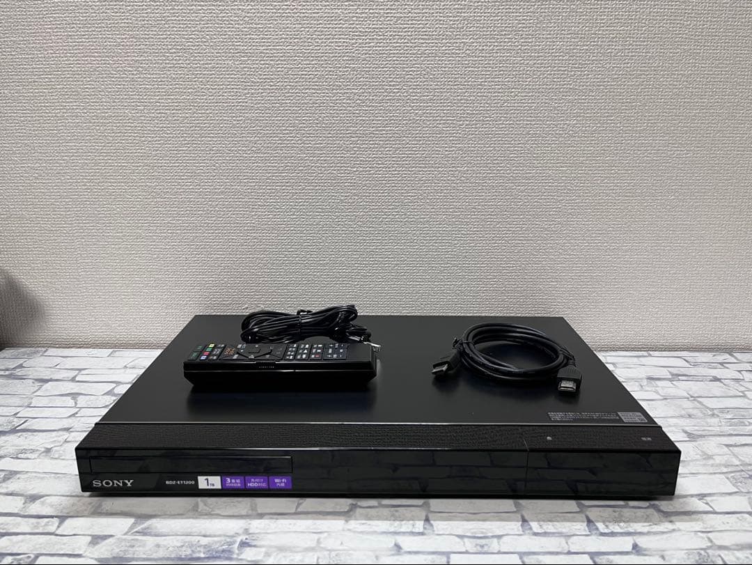1TB 3番組録画　ソニー　ブルーレイレコーダー　BDZ-ET1200