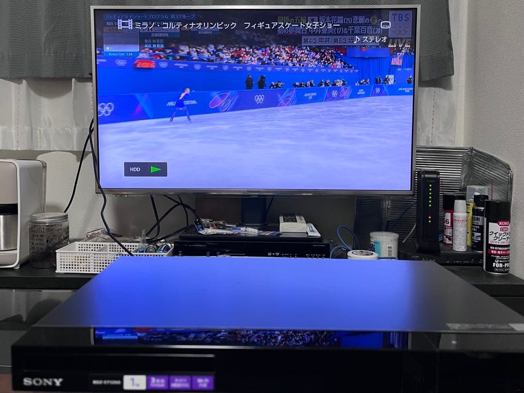 1TB 3番組録画　ソニー　ブルーレイレコーダー　BDZ-ET1200