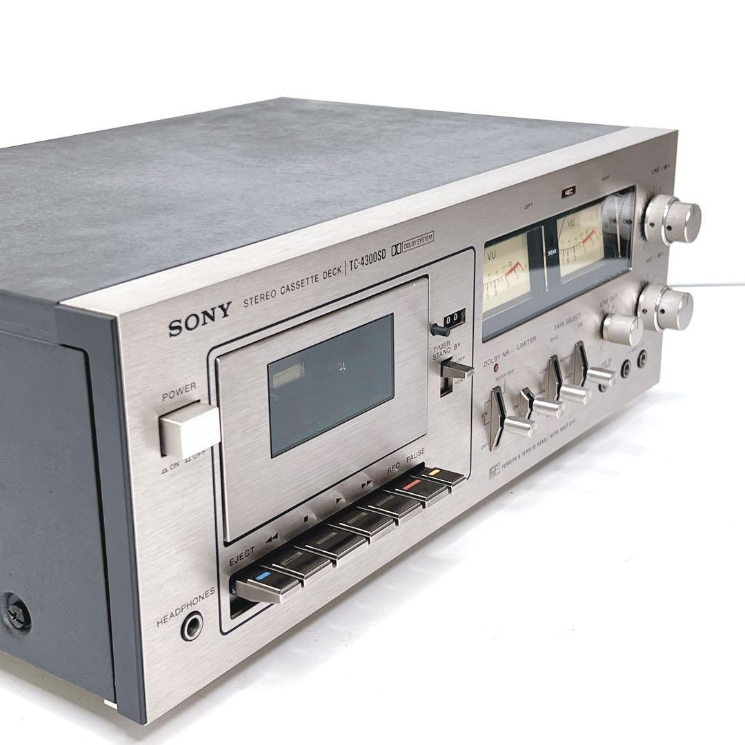 【良品・動作品】 SONY TC-4300SD カセットデッキ