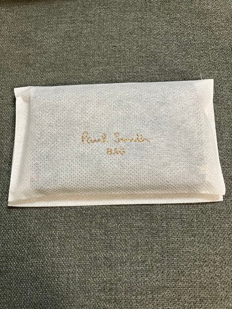 しき⭐︎美品・ポールスミス 名刺入れ ハイライトステッチ レザー　箱付き