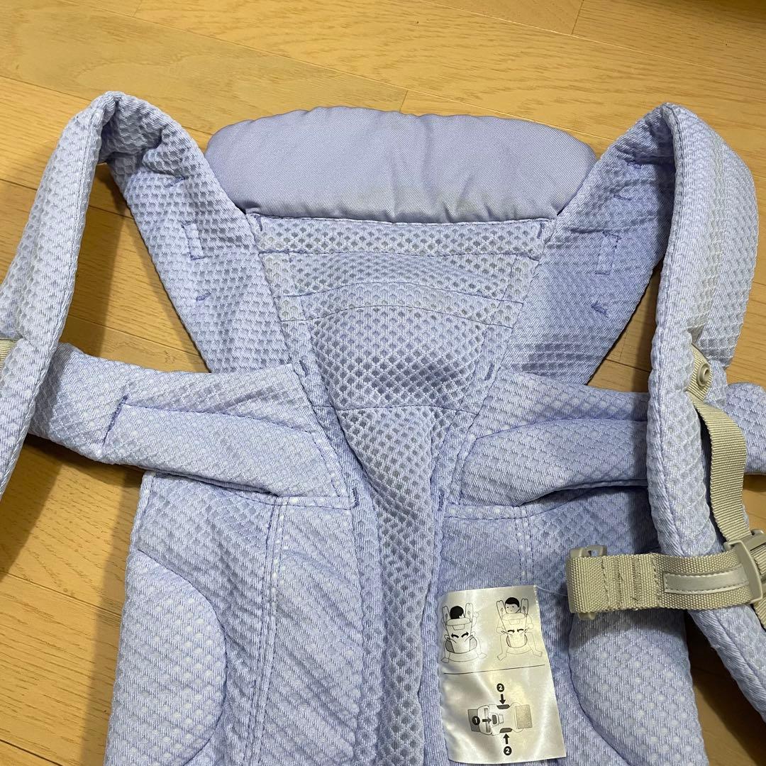 美品✨　エルゴベビー 抱っこひも　オムニブリーズ ポーチ付 ブルーラベンダー