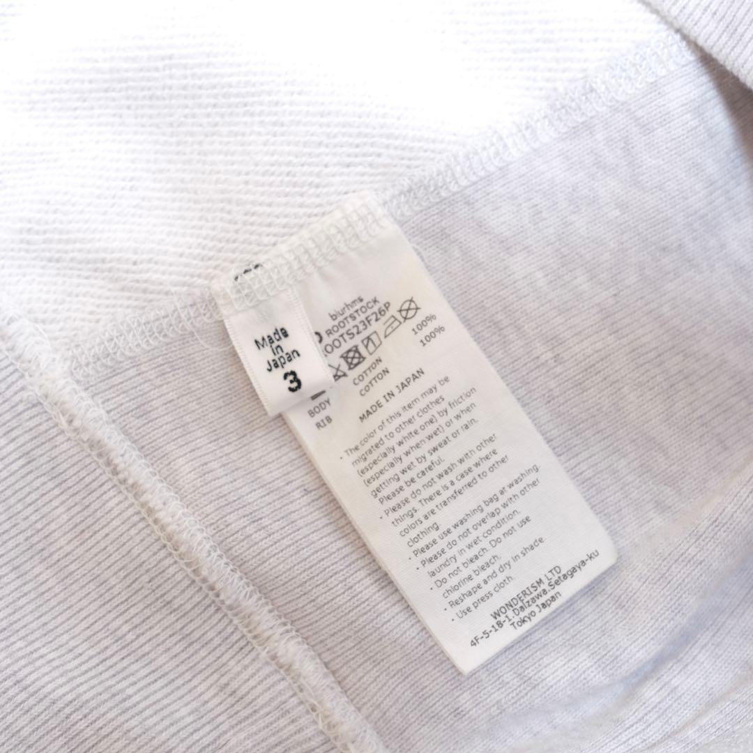 blurhms スウェット クルーネックプルオーバー サイズ3 ブラームス