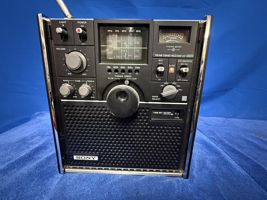 SONY IC-5800 FM/AMラジオ受信機 動作確認動画有り