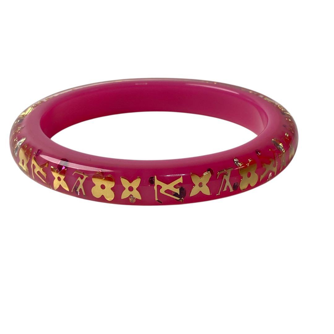 ルイ ヴィトン LOUIS VUITTON ブラスレ LVロゴ バングル