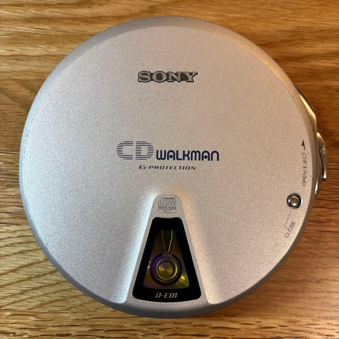 希少 バッテリー動作可能 SONY CD WALKMAN D-E01
