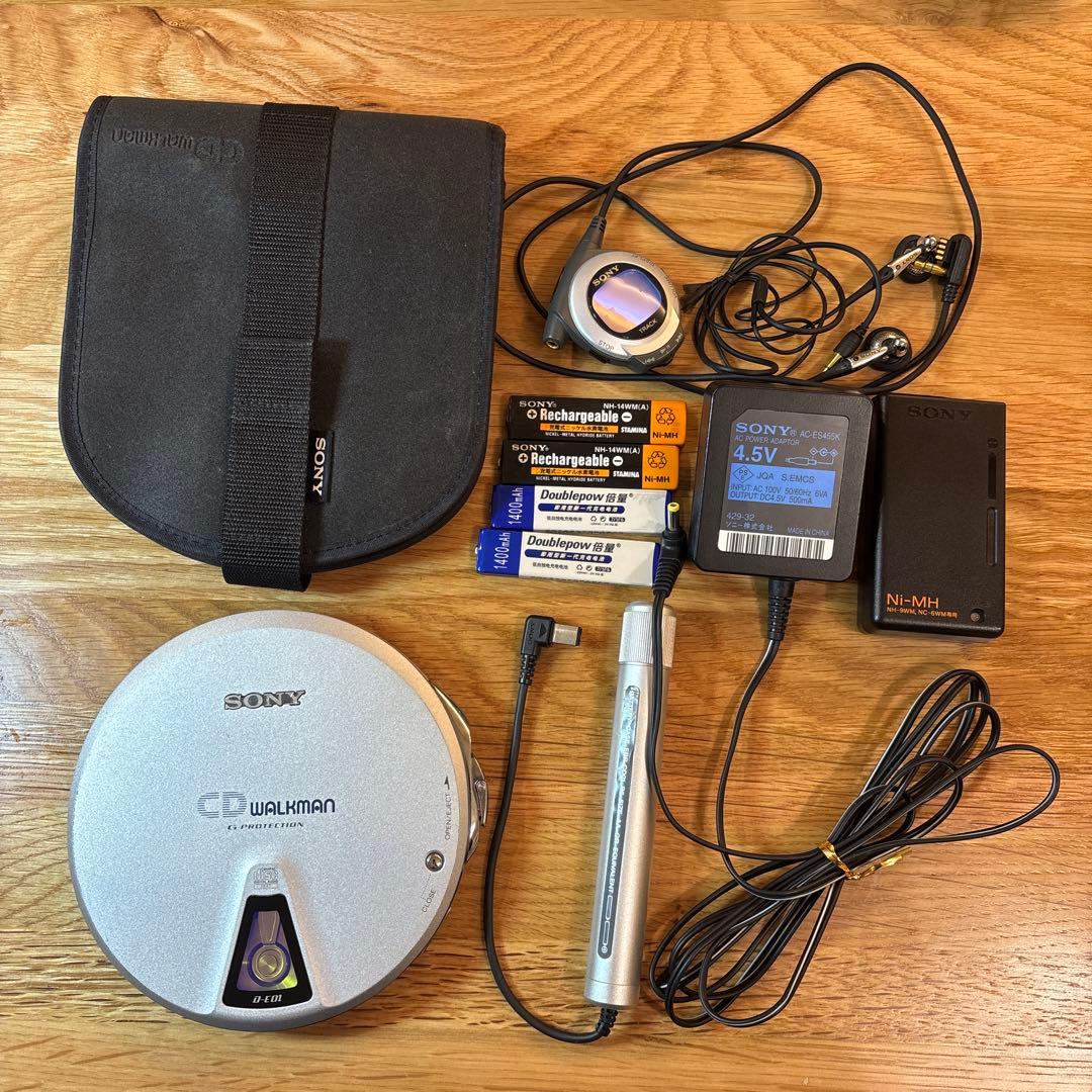 希少 バッテリー動作可能 SONY CD WALKMAN D-E01