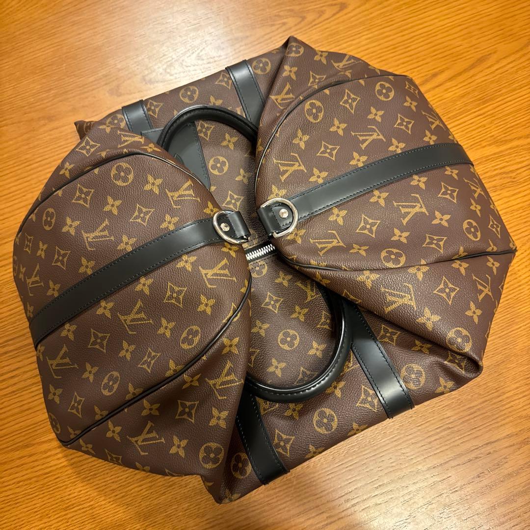 ルイヴィトン　キーポルバンドリエール45 モノグラムマカサー　M56711