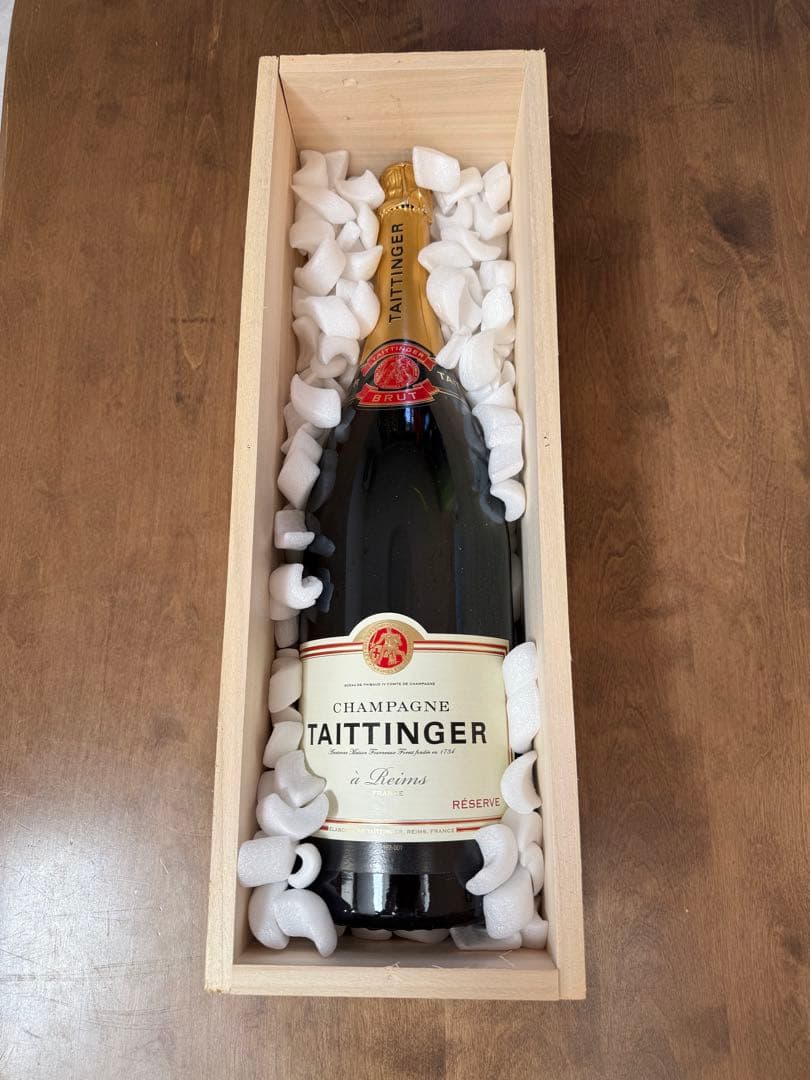 TAITTINGER シャンパン マグナムボトル 木箱入り　3000ml