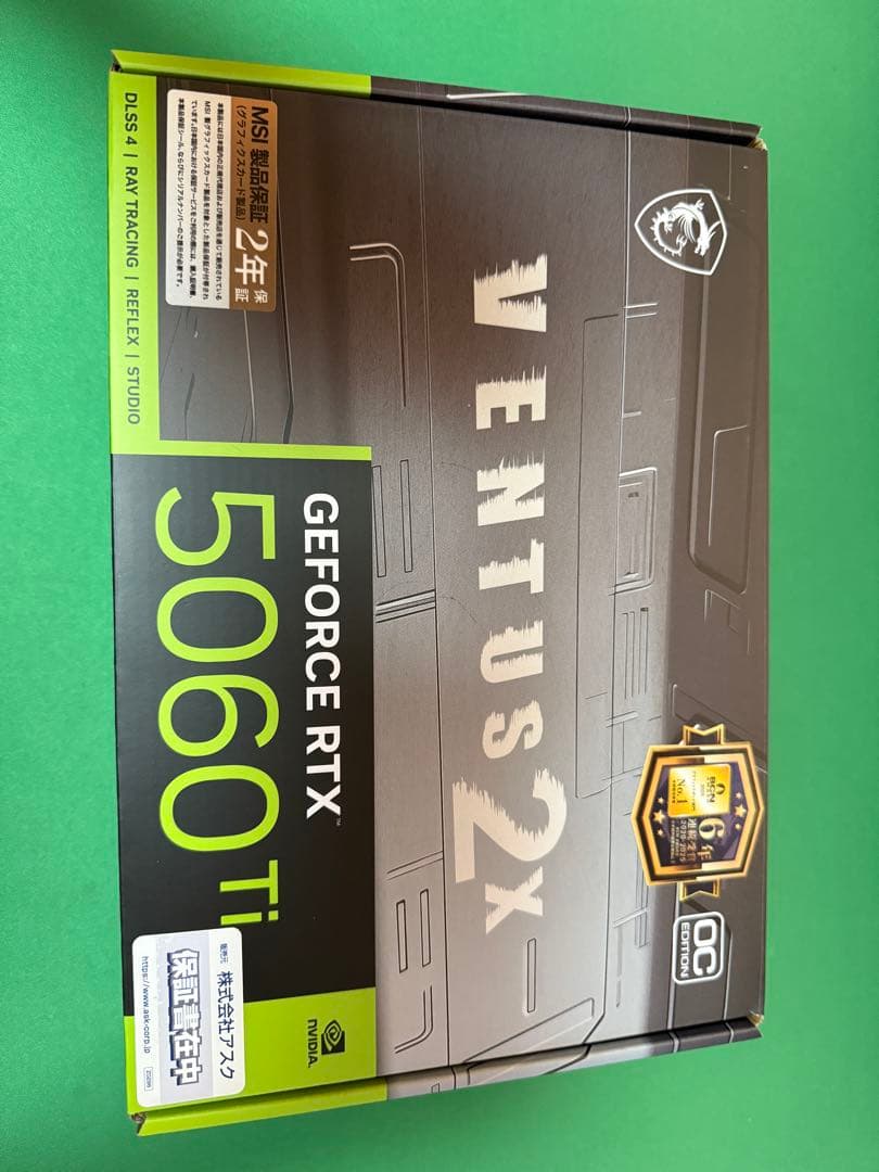 MSI GeForce RTX5060ti 16GB OC 美品