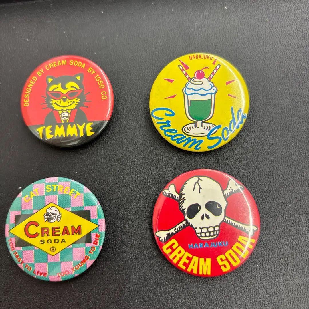 【おまけ付】クリームソーダ♦︎ティミー缶バッチ等4点セット+1点 80'sモノ