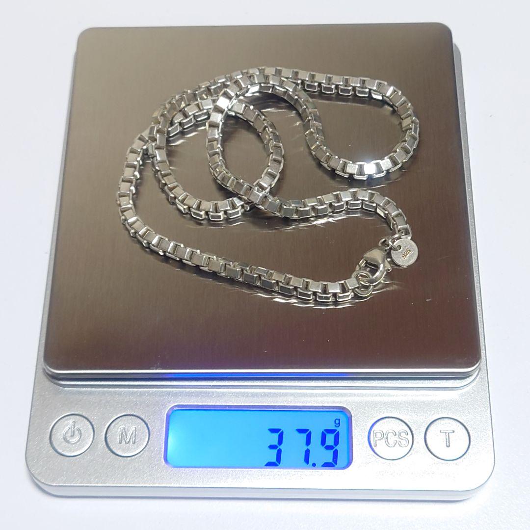 極美品 ティファニー ネックレス ベネチアン 925 シルバー 45.0cm