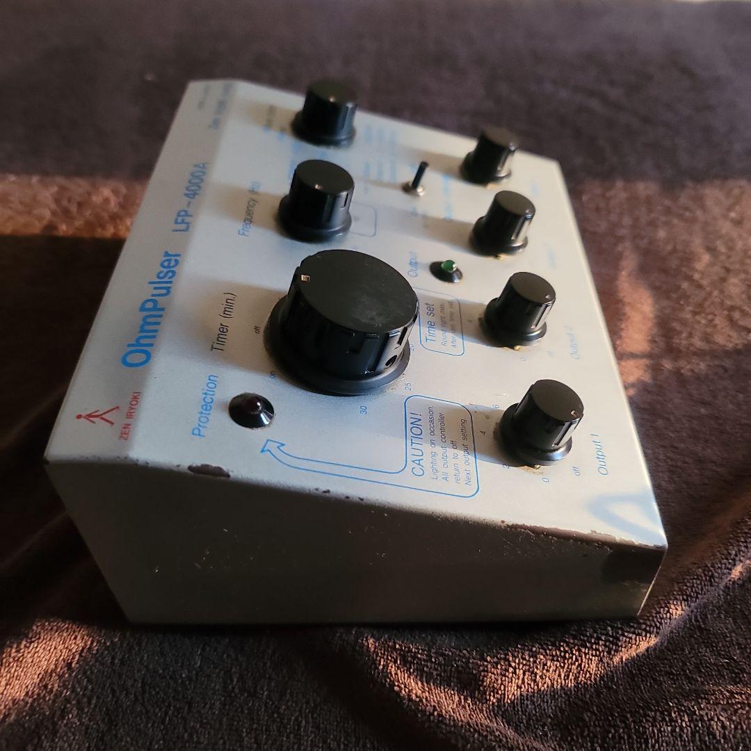 オームパルサー　OhmPulser LFP-4000A　携帯用レザーバッグ付き