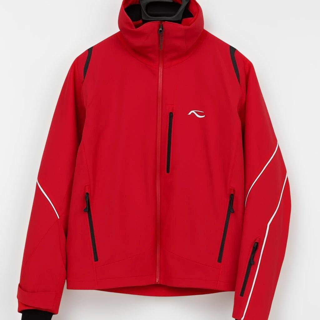 KJUS メンズ　スキーウェア 48 レッド RECCO 高機能 防水 防風