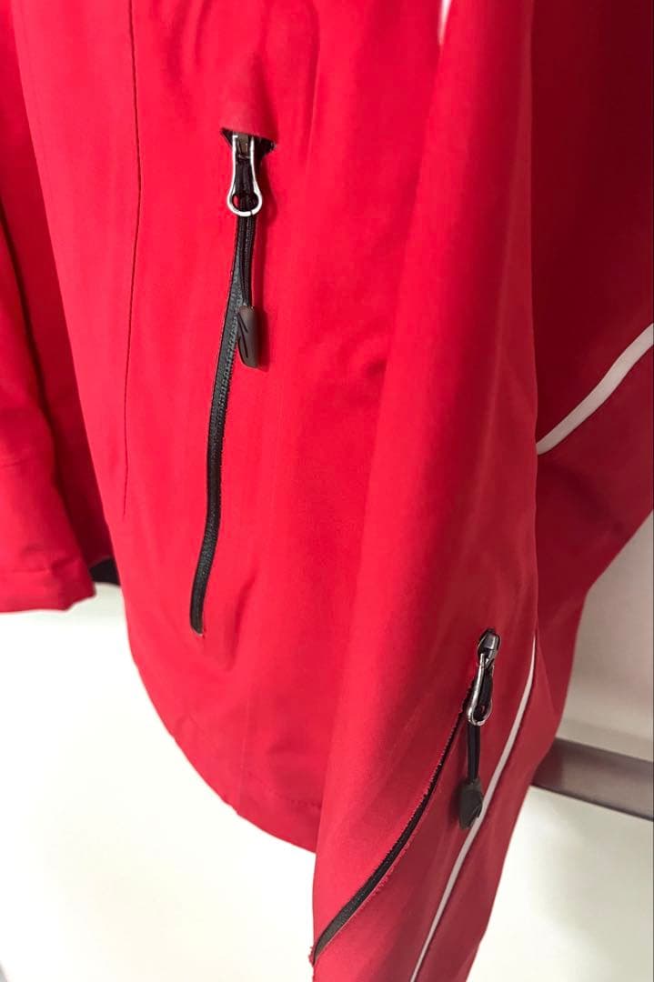 KJUS メンズ　スキーウェア 48 レッド RECCO 高機能 防水 防風