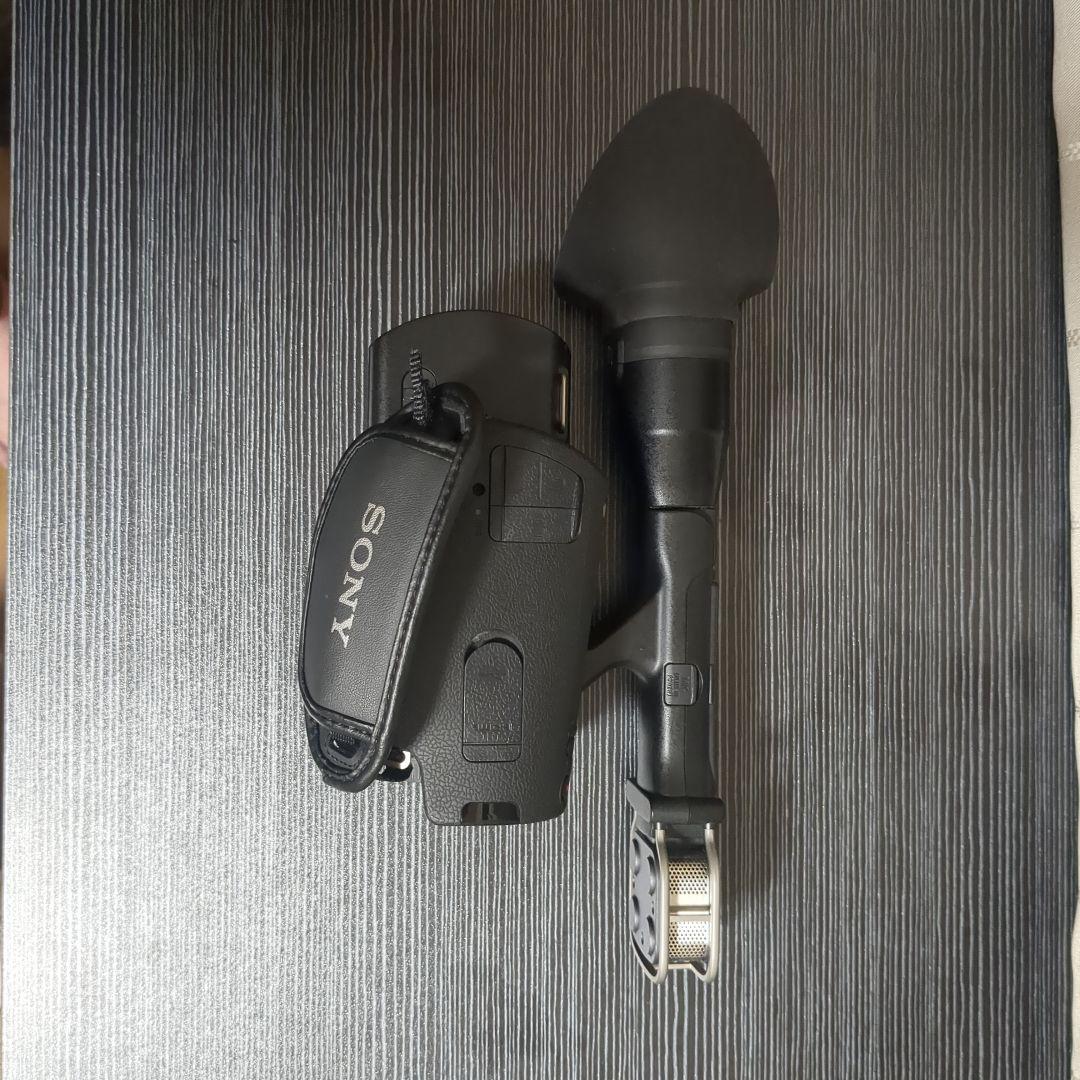 SONY NEX-VG20 本体 DJI スマホ用ジンバル付けます。