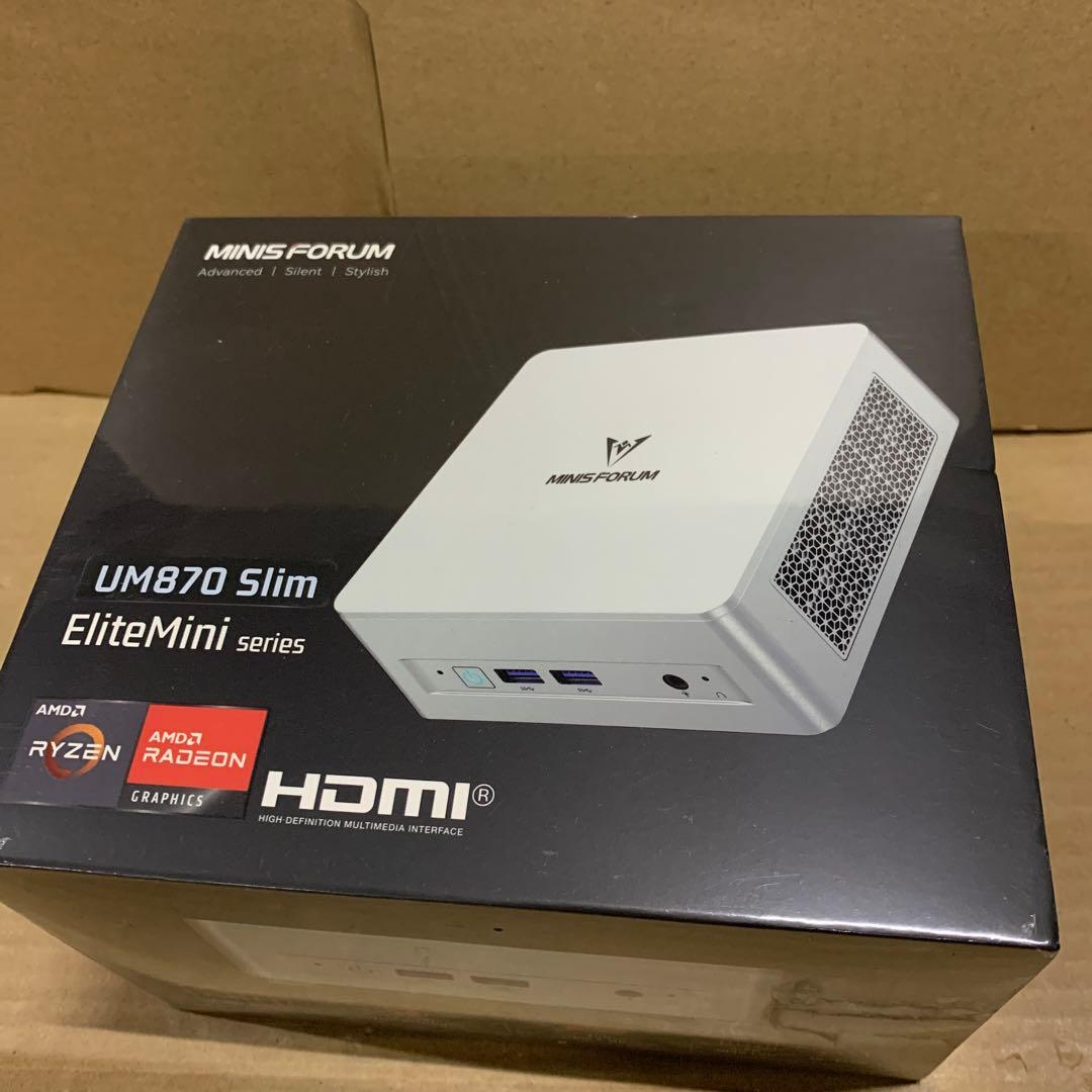 新品　MINISFORUM UM870 Slim EliteMini 32GB