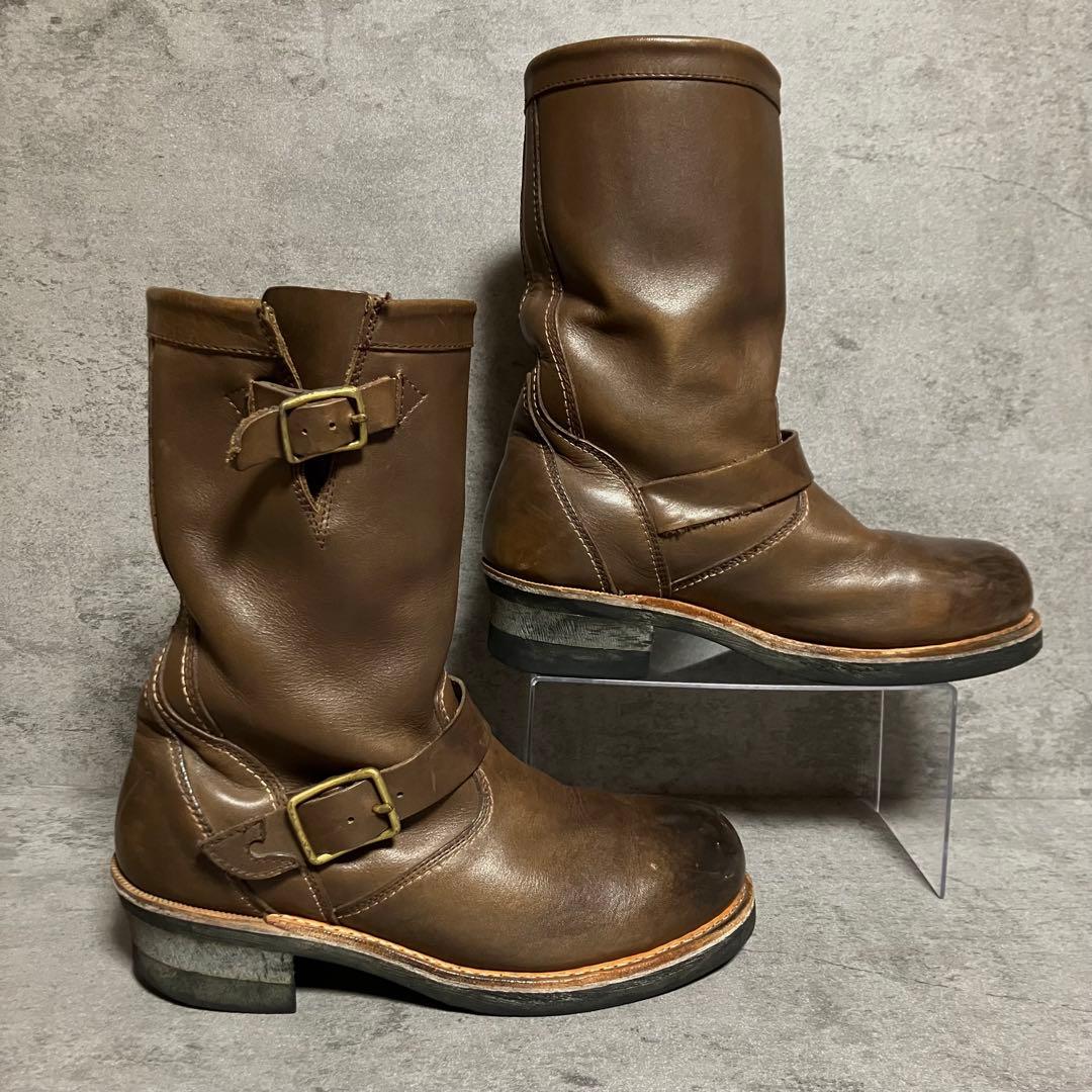 極美品　フープディドゥ　エンジニアブーツ　ワークブーツ　ブラウン　2207