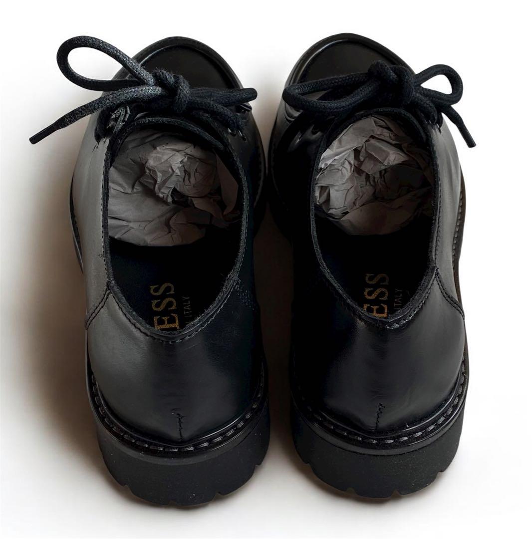 エネス ENESS チロリアンシューズ 色：ブラック