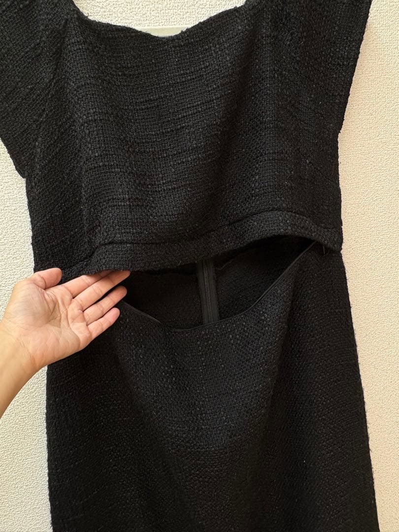 エンジェリーベ　ツイードペプラムジャケット&ワンピース