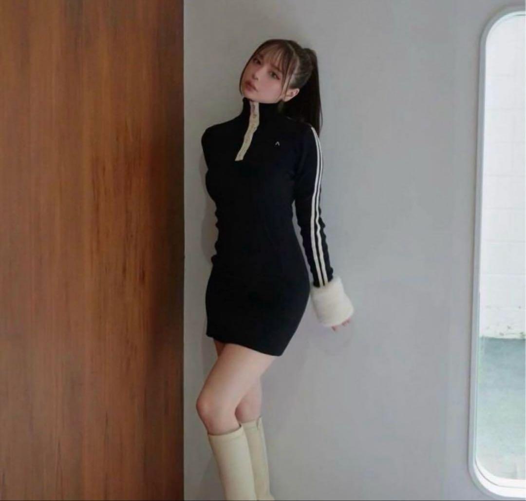 【正規品】ANDMARY Zoe fur mini dress