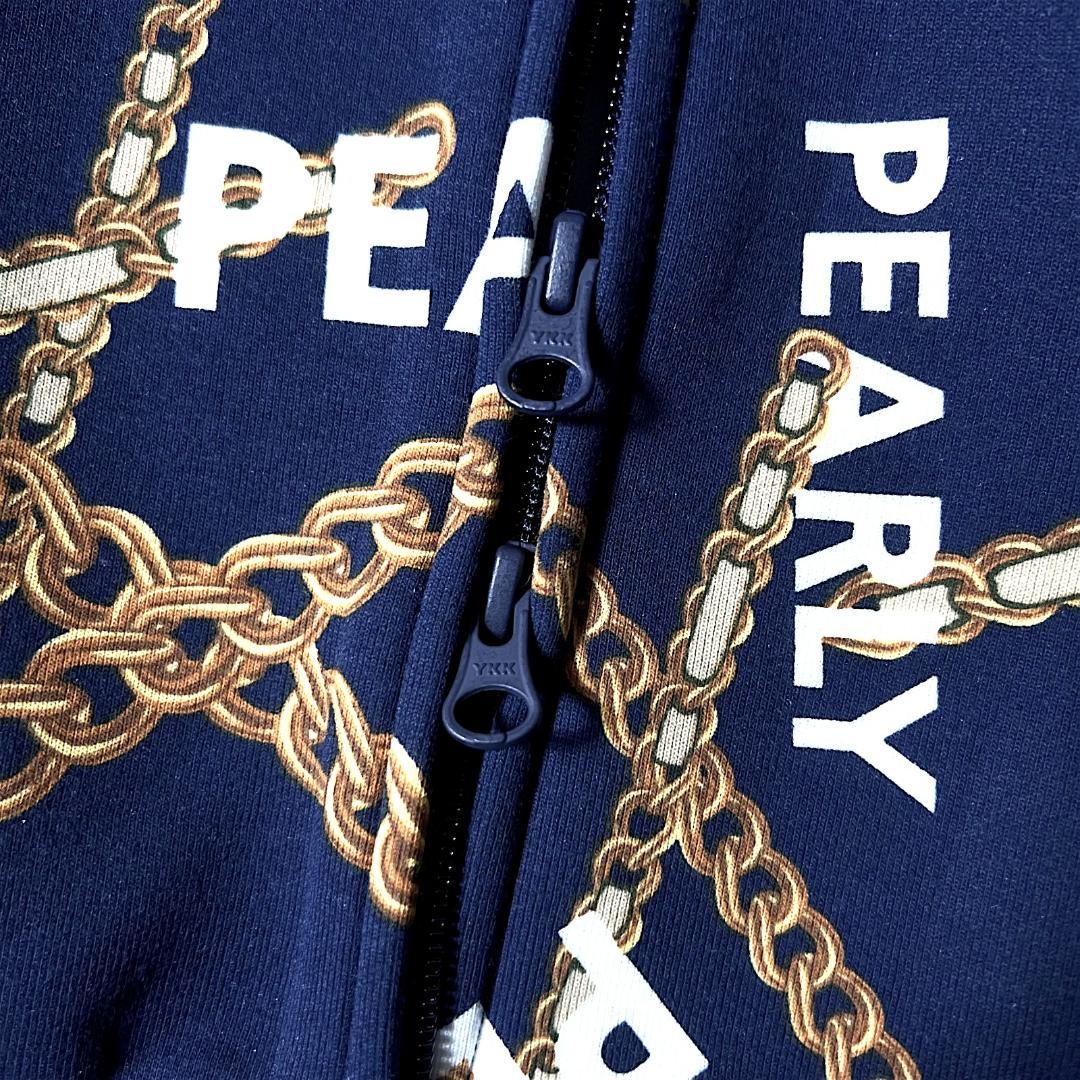 0 パーリーゲイツ チェーンロゴ柄 ツイルダンボール セットアップ