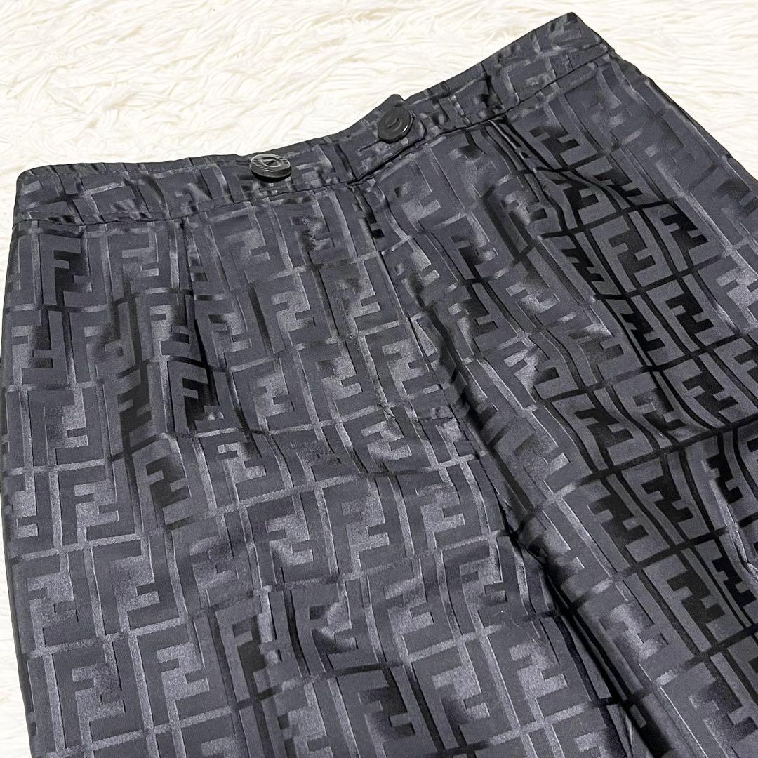 美品✨イタリア製　FENDI ズッカ　パンツ　コットン　ナイロン
