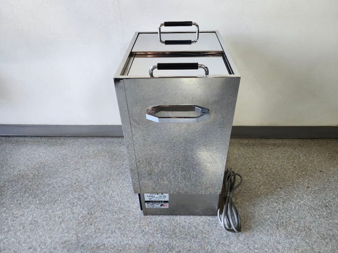 ★タオルスチーマー★日鈑工業★W扉★動作確認 ★中古★理容美容★床屋★バーバー★