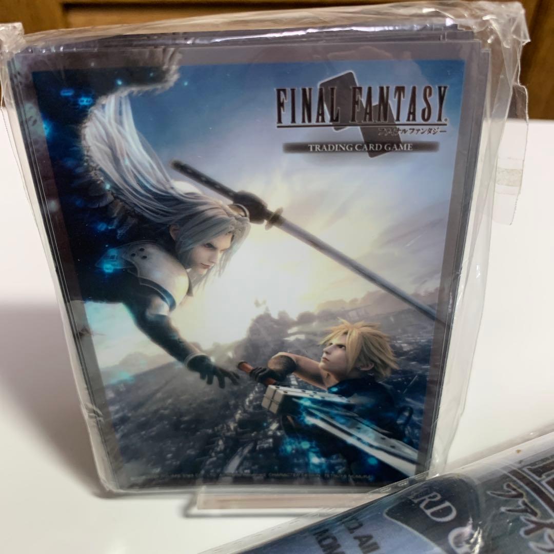 【絶版】FFTCG プレイマット　スリーブ　クラウド　セフィロス