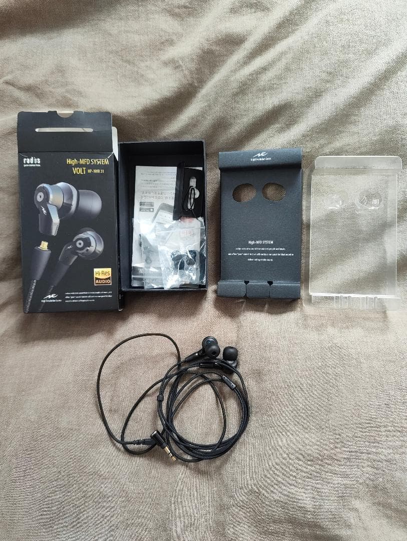 ラディウス radius HP-NHR31K 重低音 ハイレゾ リケーブル可