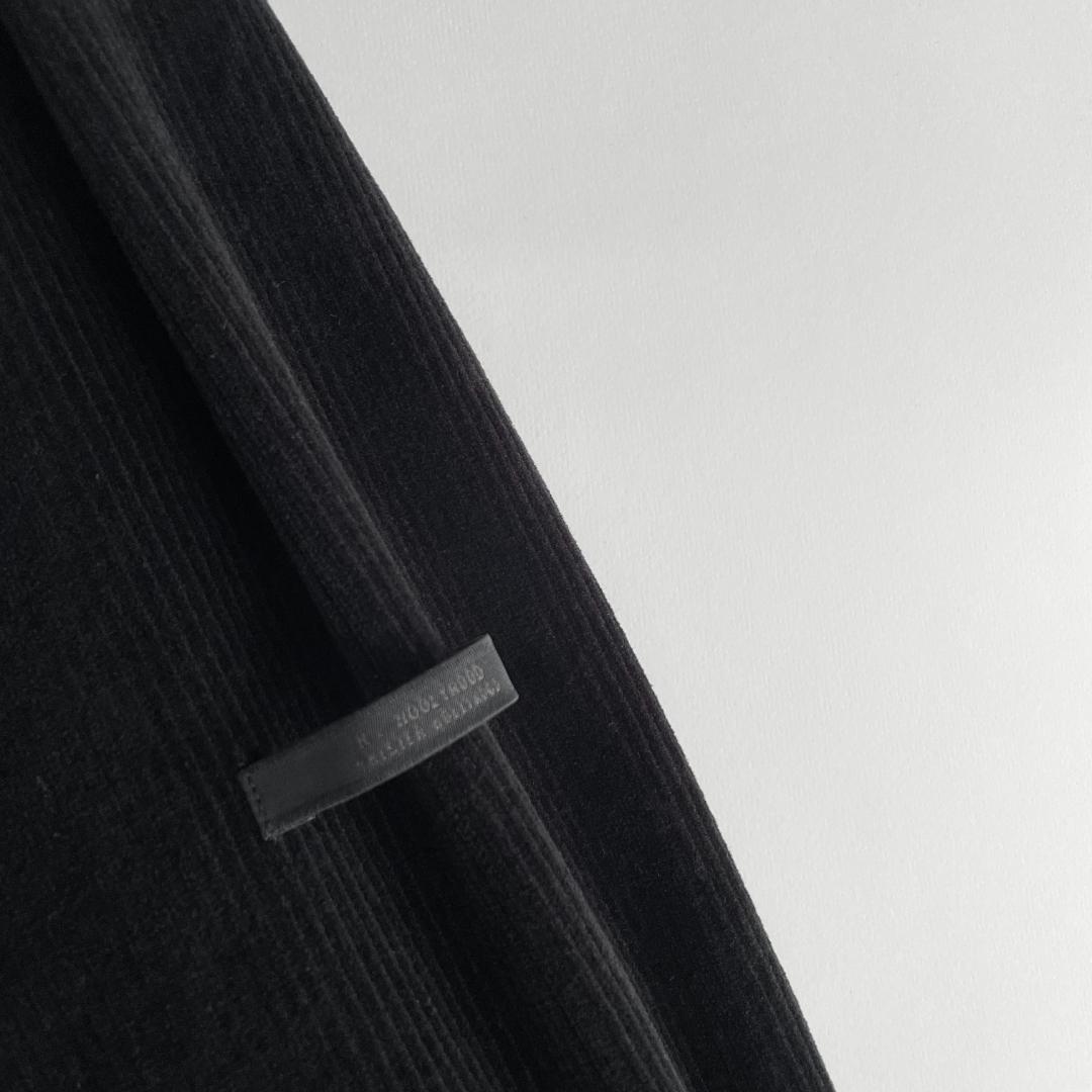 美品 N.HOOLYWOOD 38 (re) ノーカラーオーバーシャツコート 黒