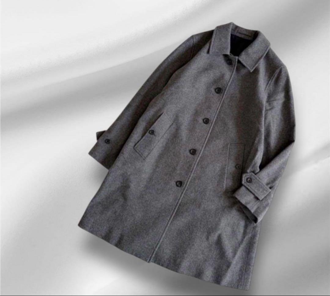 マーガレットハウエル　ソフトウールコート　グレー