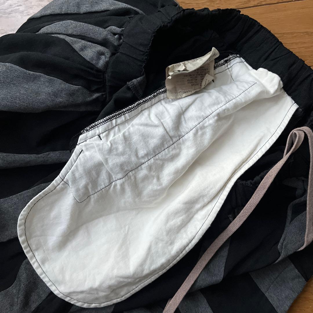 サルエルパンツ　サーカスパンツ　バルーンパンツ　パッチワークパンツ　ストライプ