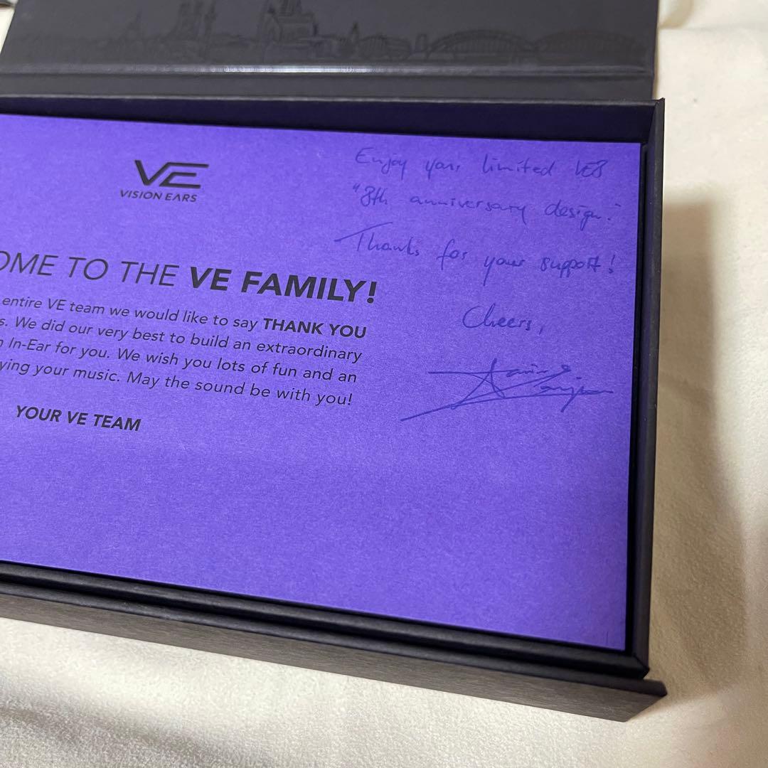 【美品】 VISION EARS VE8 8th (Universal Fit)