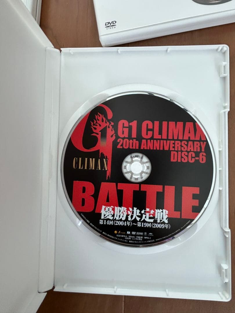 【極美品】新日本プロレス G1 CLIMAX 20周年記念　DVD-BOX