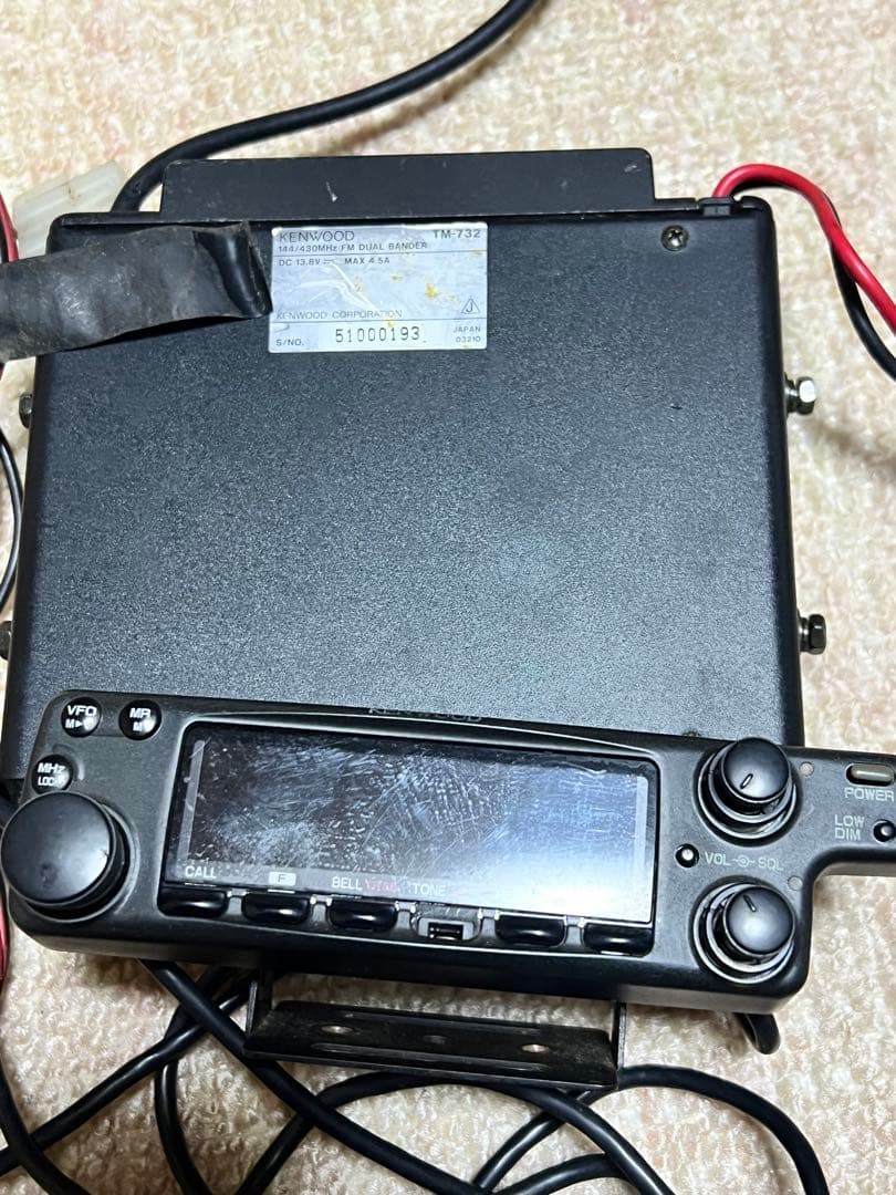 KENWOOD TM-732 受信機 144/430MHz ジャンク