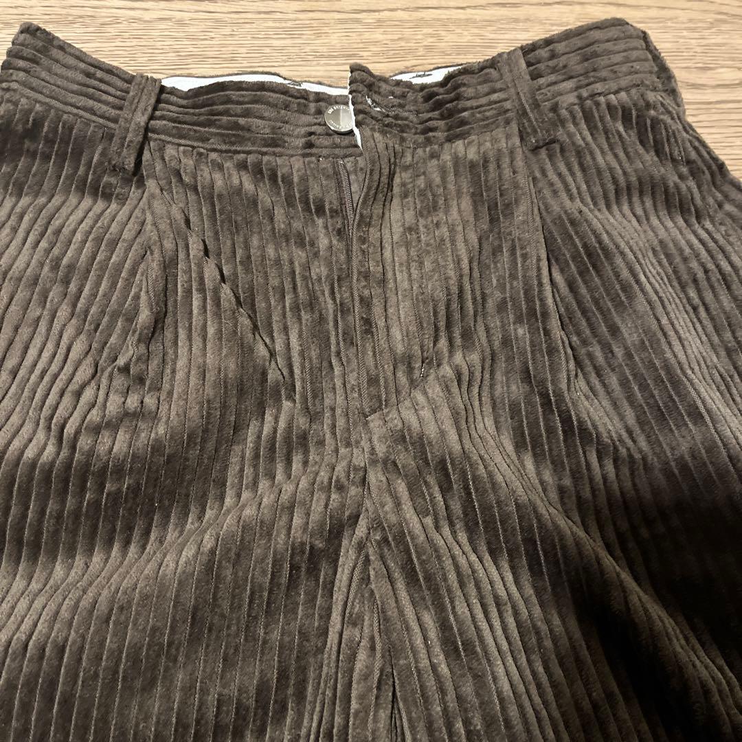 SHISHIKUI CORDUROY S /D.BROWN サイズＭ