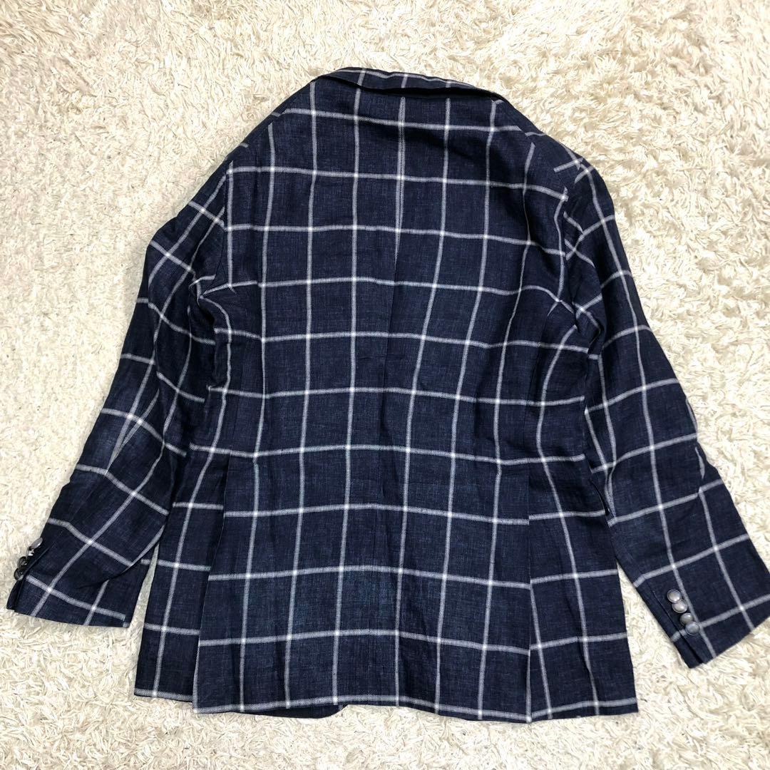 【美品】タリアトーレ テーラードジャケット 1SMC22B-- チェック M相当