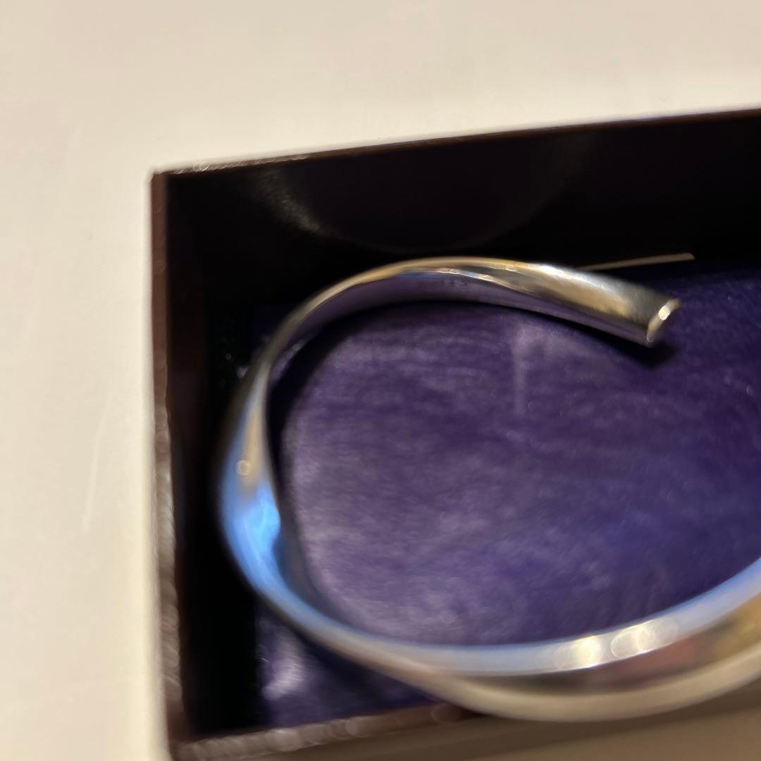 アガットシルバーバングル　シルバースプーン