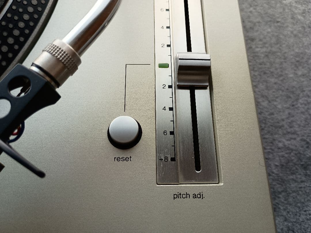 Technics SL-1200MK3D ターンテーブル シルバー カバー付き