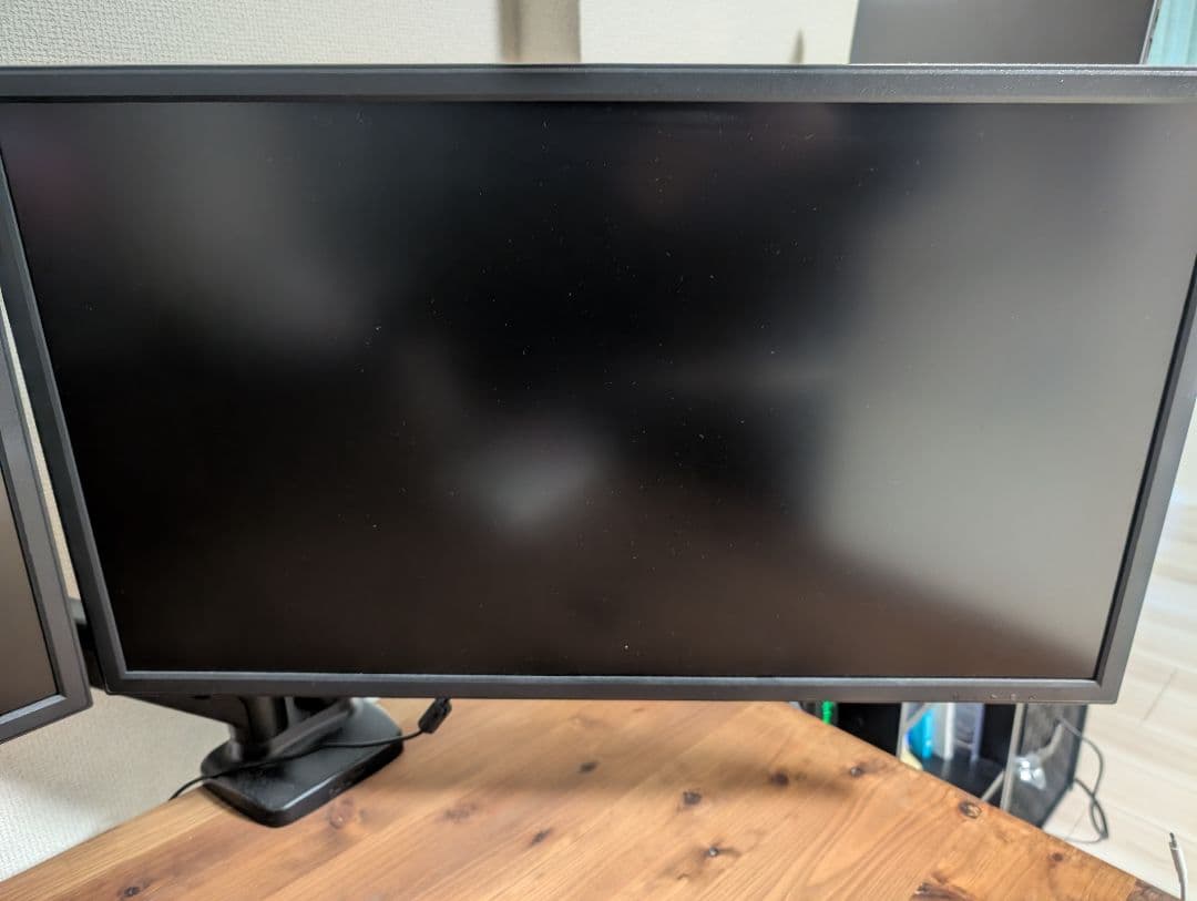 4K 28インチモニター 2枚セット+モニターアーム