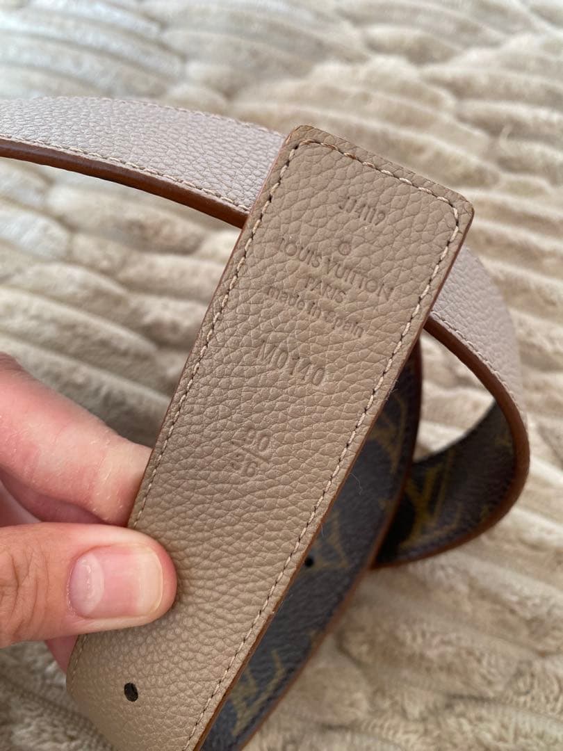 Louis Vuitton ベージュ リバーシブルベルト